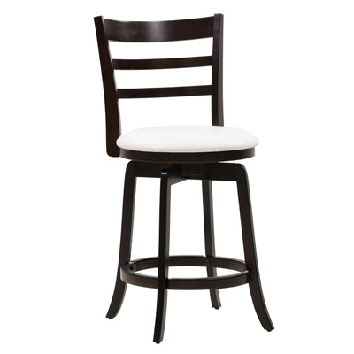 white Wood Bar Stool Counter Height Woodgrove Collection product image by CorLiving#color_white