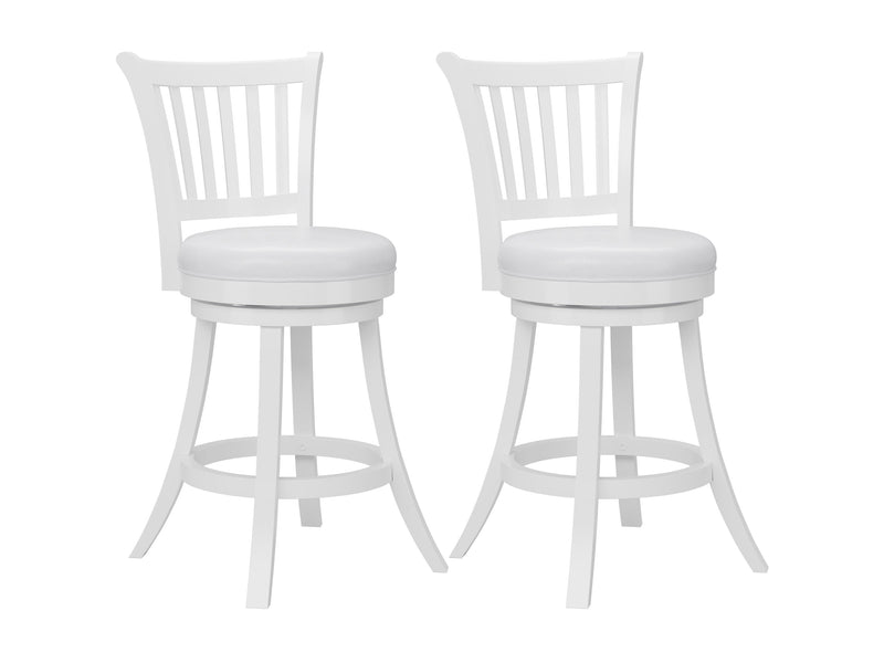 White Bar Stools, Set of 2 Winston Collection product image by CorLiving