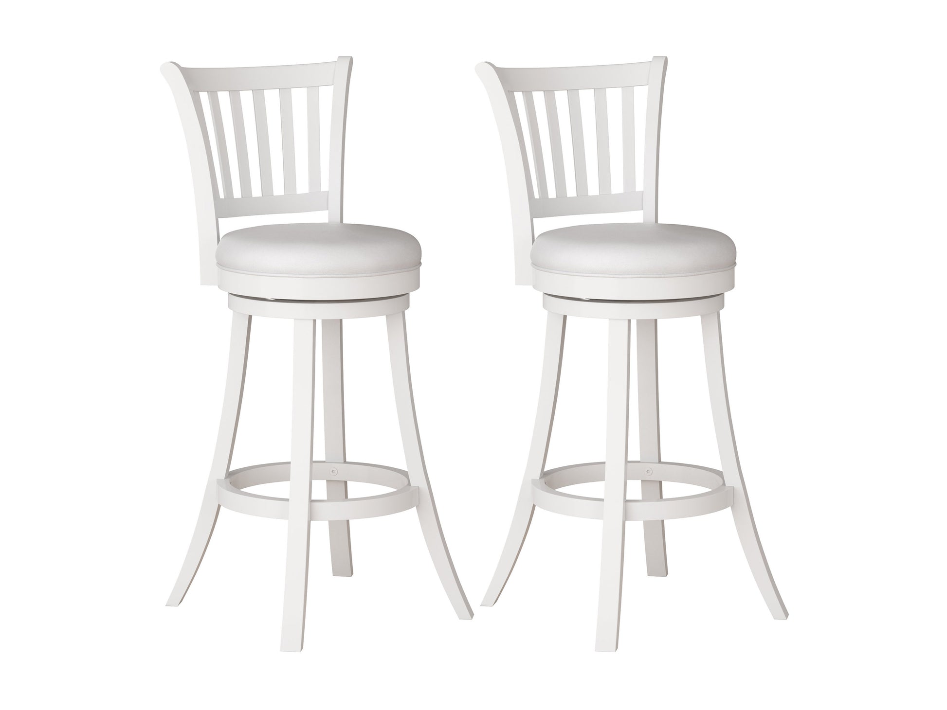 white White Bar Stools Set of 2 Winston Collection product image by CorLiving