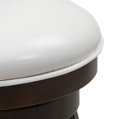 white Wood Bar Stools Counter Height Wren Collection detail image by CorLiving#color_white