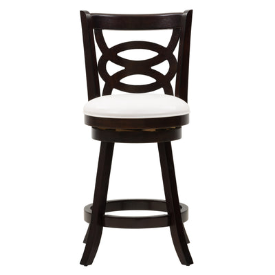 white Wood Bar Stools Counter Height Wren Collection product image by CorLiving#color_white