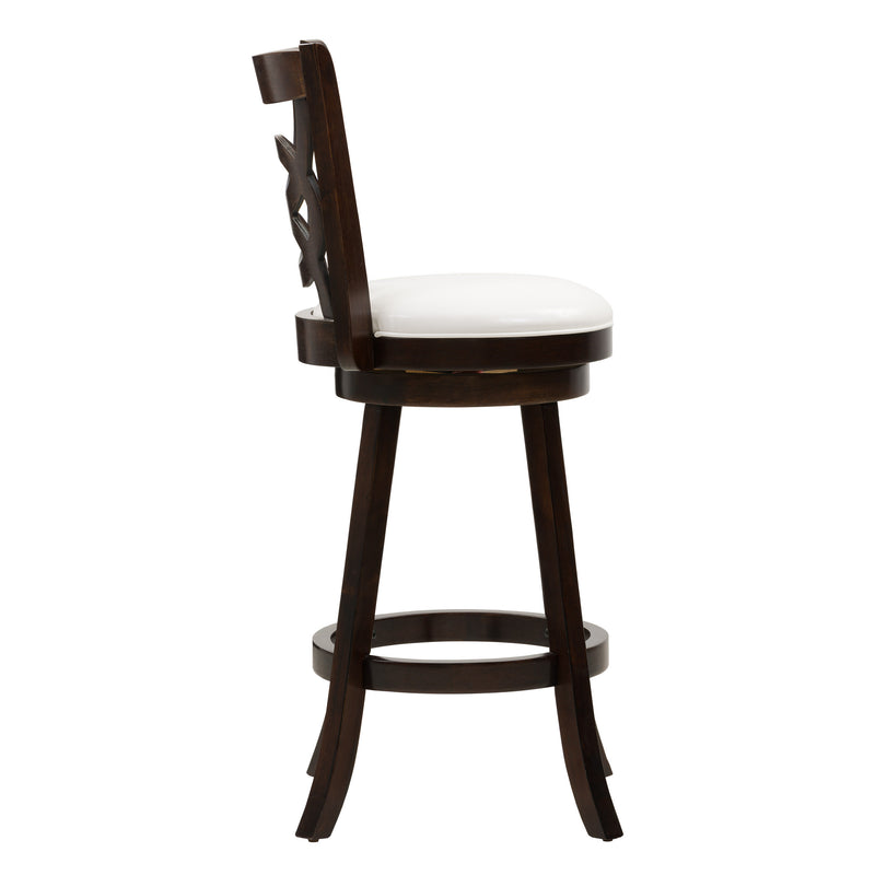 white Wood Bar Stools Bar Height Wren Collection product image by CorLiving