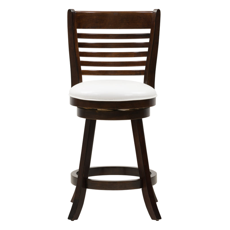 white Counter Height Bar Stools Set of 2 Willa Collection product image by CorLiving