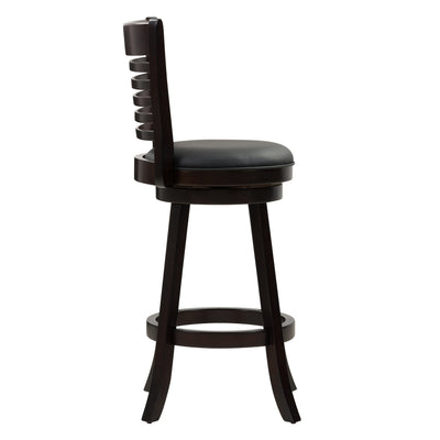 black Bar Height Bar Stools Set of 2 Willa Collection product image by CorLiving#color_black