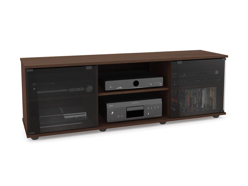 brown Wood TV Stand for TVs up to 75" Fiji Collection product image by CorLiving