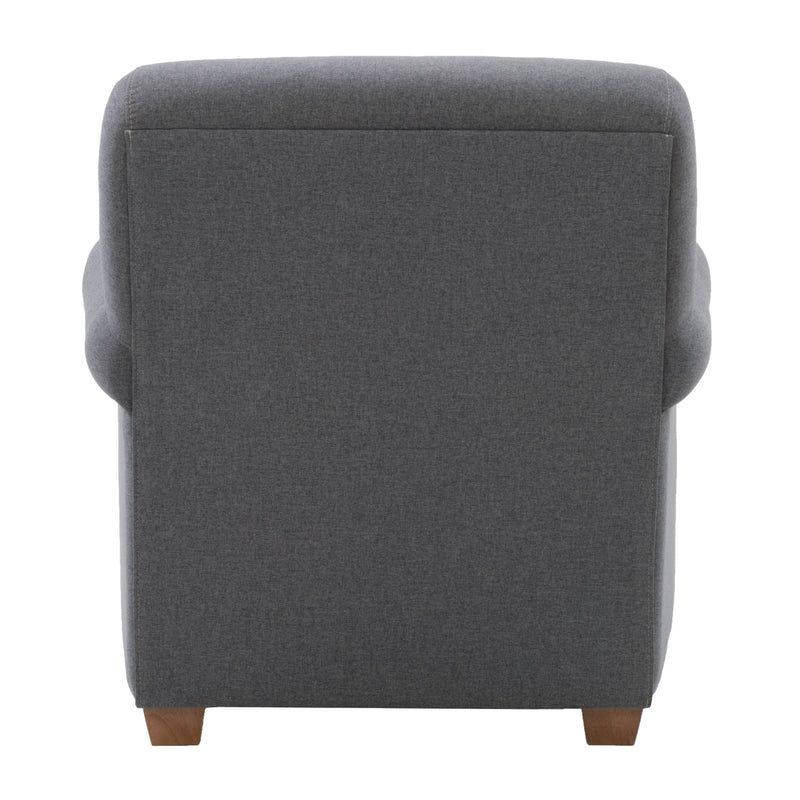 medium grey fabric Grey Armchair Zoe Collection product image by CorLiving