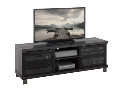 black TV Stand for TVs up to 75" Holland Collection product image by CorLiving#color_black