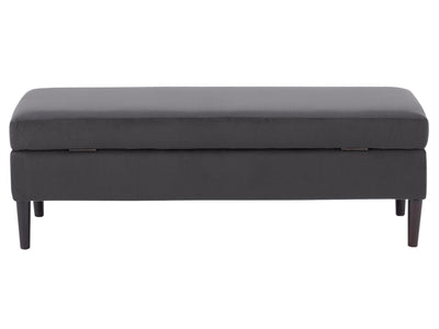 dark grey Velvet Storage Bench Perry Collection product image by CorLiving#color_perry-dark-greydark grey Velvet Storage Bench Perry Collection product image by CorLiving#color_perry-dark-grey