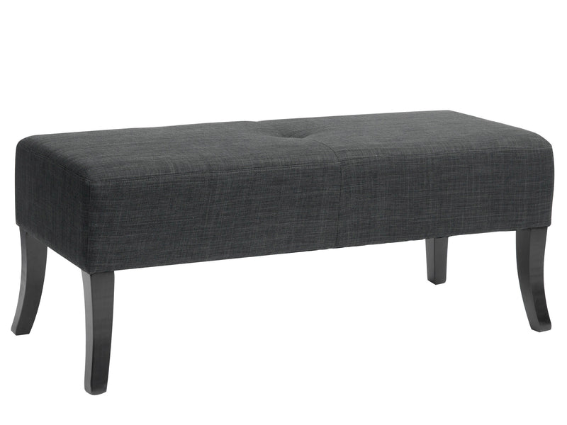 grey Upholstered Bench Antonio Collection product image by CorLiving