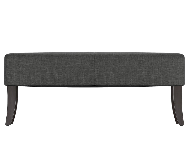 grey Upholstered Bench Antonio Collection product image by CorLiving