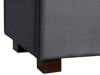 grey Velvet Ottoman with Storage Asha Collection detail image by CorLiving#color_asha-grey