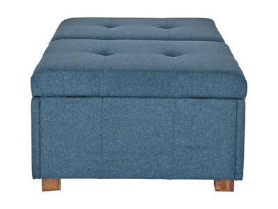 blue Double Storage Ottoman Bench Yves Collection product image by CorLiving#color_yves-prussian-blue