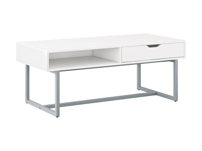 white Modern Rectangular Coffee Table Marley Collection product image by CorLiving#color_white