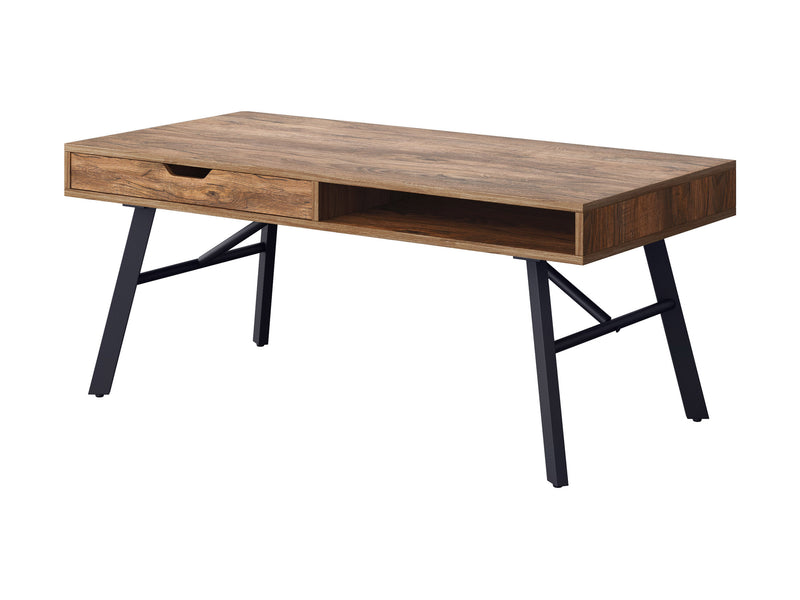brown Rustic Wood Coffee Table Auston Collection product image by CorLiving