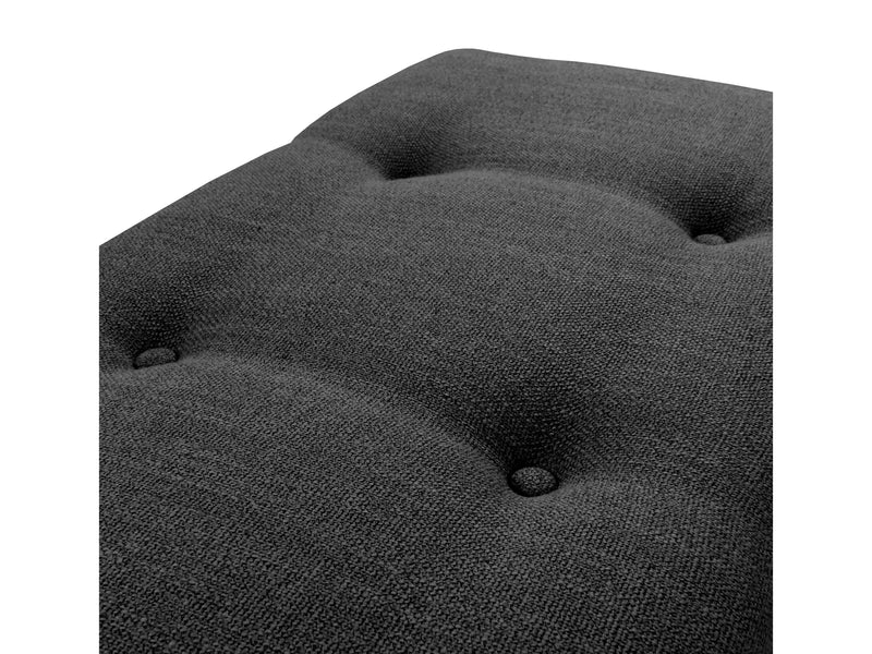 dark grey Accent Bench Raya Collection detail image by CorLiving
