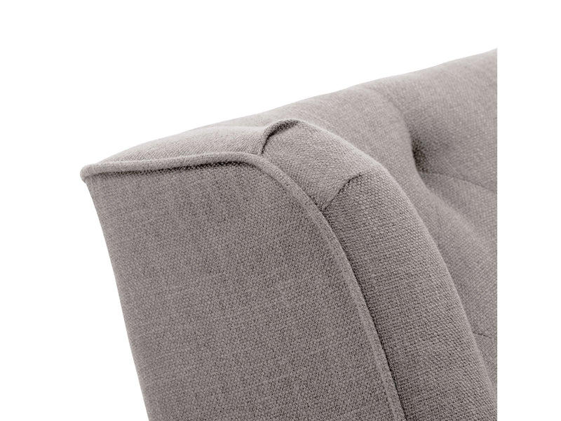 light grey Modern Rocking Chair Freya Collection detail image by CorLiving