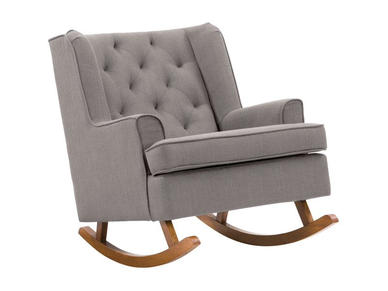 light grey Modern Rocking Chair Freya Collection product image by CorLiving