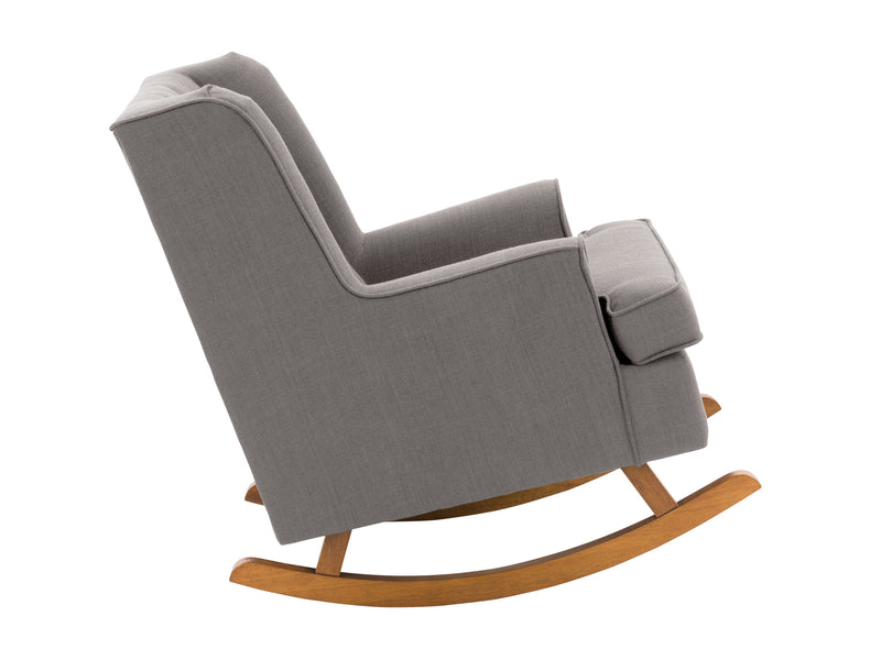 light grey Modern Rocking Chair Freya Collection product image by CorLiving