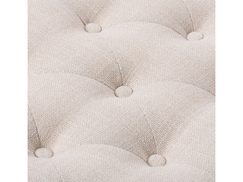 beige End of Bed Storage Bench Leilani Collection detail image by CorLiving