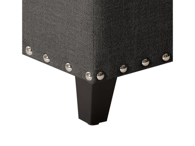 dark grey End of Bed Storage Bench Leilani Collection detail image by CorLiving#color_leilani-dark-grey