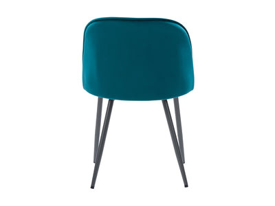 teal Velvet Side Chair Ayla Collection product image by CorLiving#color_teal