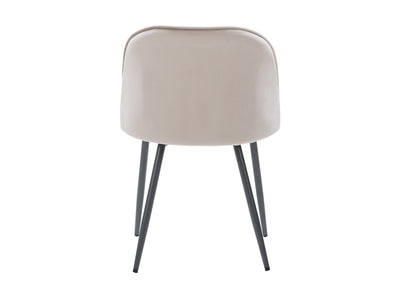 greige Velvet Side Chair Ayla Collection product image by CorLiving#color_greige