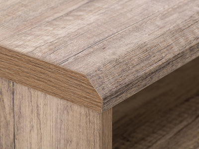 brown Wood Computer Desk Fort Worth Collection detail image by CorLiving#color_brown