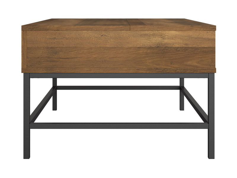 brown Farmhouse Lift Top Coffee Table Fort Worth Collection product image by CorLiving
