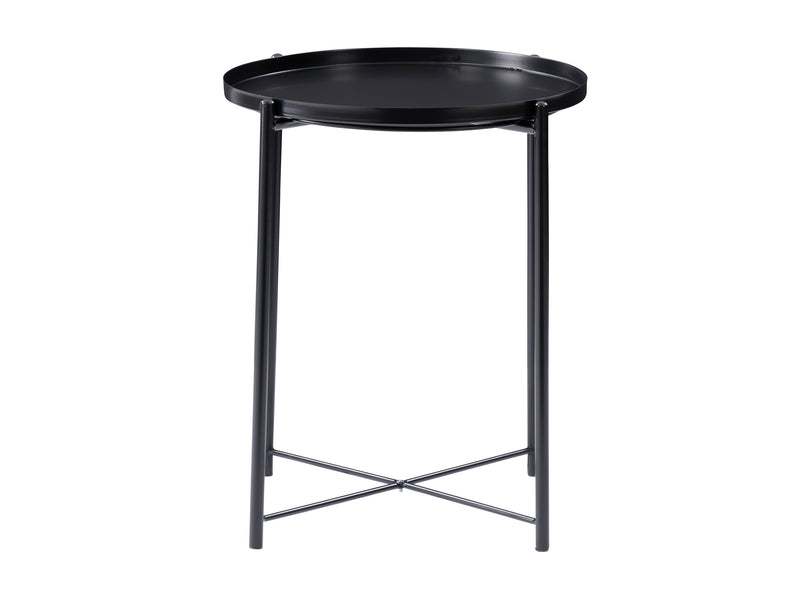 Black Metal Side Table Alana Collection product image by CorLiving
