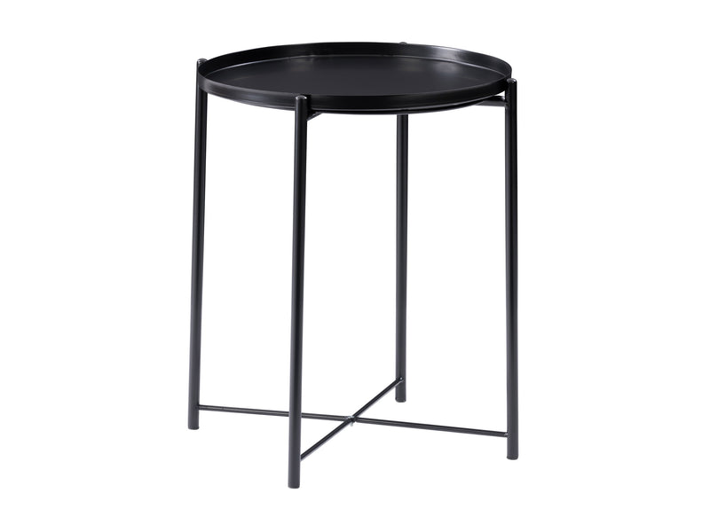 Black Metal Side Table Alana Collection product image by CorLiving