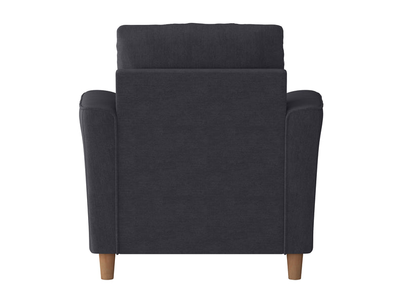 dark grey Modern Accent Chair Caroline Collection product image by CorLiving
