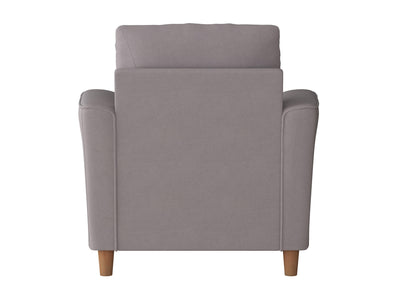 light grey Modern Accent Chair Caroline Collection product image by CorLiving#color_caroline-light-grey