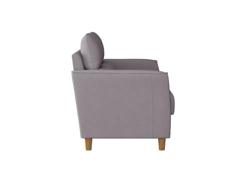 light grey 2 Seater Sofa Loveseat Caroline Collection detail image by CorLiving