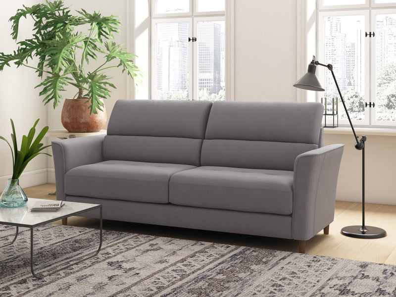 light grey 3 Seater Sofa Caroline Collection lifestyle scene by CorLiving