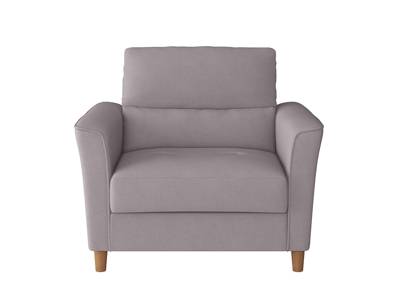 light grey 3 Seat Sofa and Chair Set, 2 piece Caroline Collection detail image by CorLiving