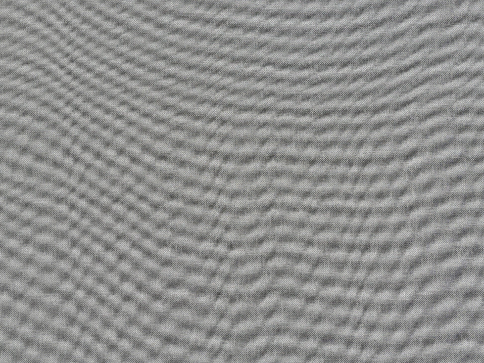 Gray fabric ottoman with tufted square design, wooden legs, and soft linen texture. Ideal for living room or bedroom decor, providing both seating and storage functionality.