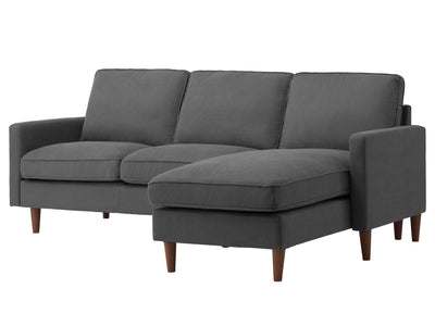 grey Reversible Sectional Sofa Lena Collection product image by CorLiving#color_grey