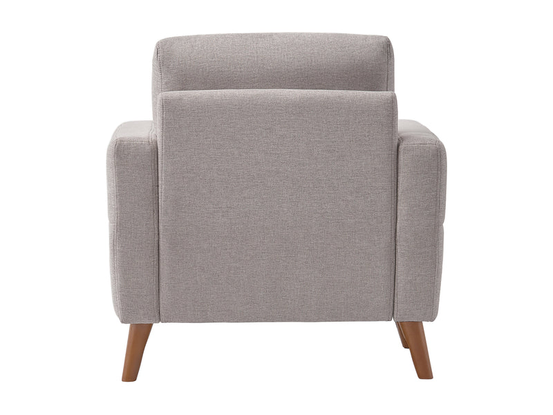 light grey Modern Armchair Clara Collection product image by CorLiving