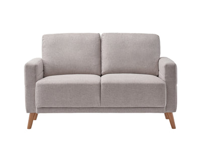light grey 2 Seat Sofa Loveseat Clara Collection product image by CorLiving#color_clara-light-grey