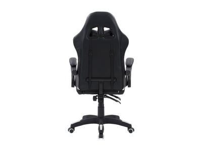 black and white Reclining Gaming Chair Ravagers Collection product image by CorLiving#color_black-and-white