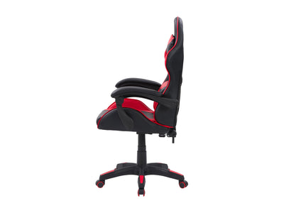 black and red Reclining Gaming Chair Ravagers Collection product image by CorLiving#color_black-and-red