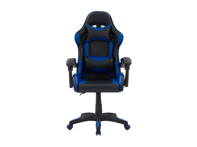 black and blue Reclining Gaming Chair Ravagers Collection product image by CorLiving#color_black-and-blue