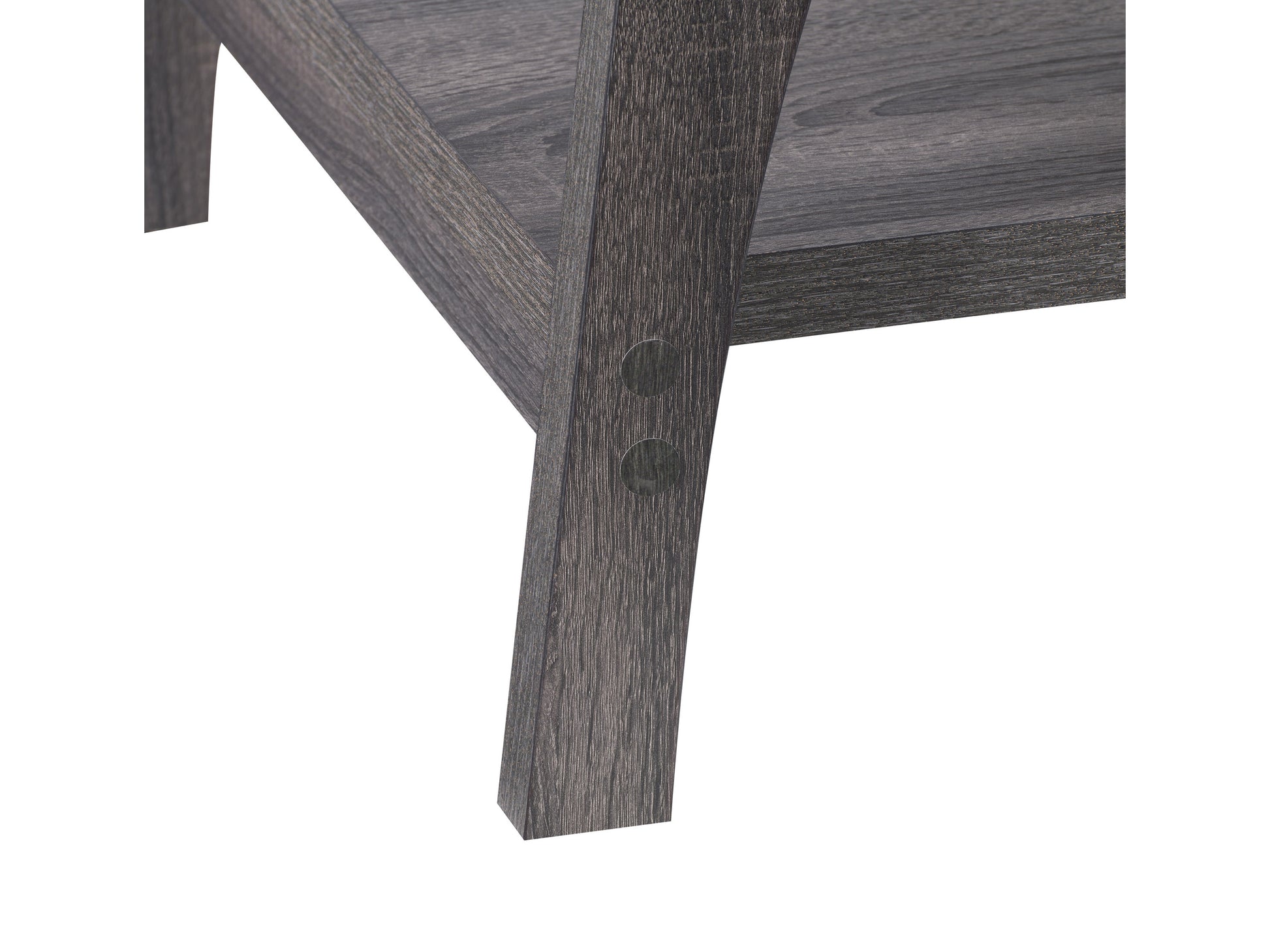 Modern two-tier coffee table with a sleek black metal frame, light wood top, and lower shelf, featuring a minimalist design and sturdy construction. Perfect for contemporary living rooms or office spaces.