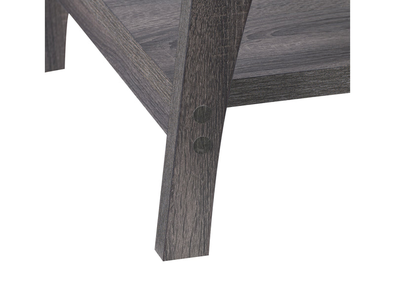 dark grey Two Tier Coffee Table Hollywood Collection detail image by CorLiving