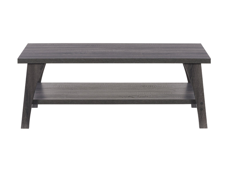 dark grey Two Tier Coffee Table Hollywood Collection product image by CorLiving