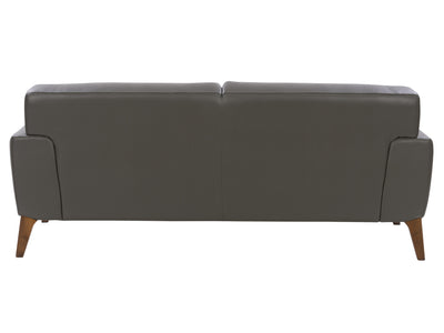 grey Faux Leather Sofa London Collection product image by CorLiving#color_grey