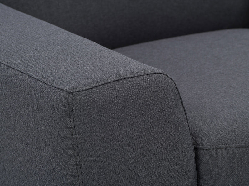 dark grey Accent Chair London Collection detail image by CorLiving