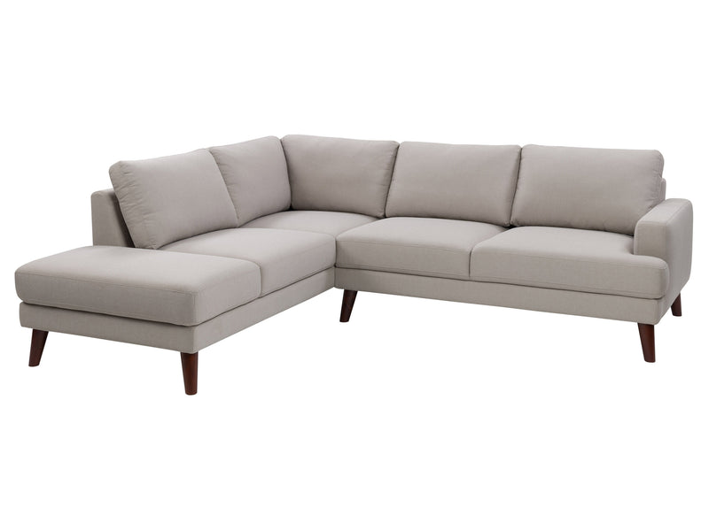 grey Sectional Couch, Left Facing Paris Collection product image by CorLiving