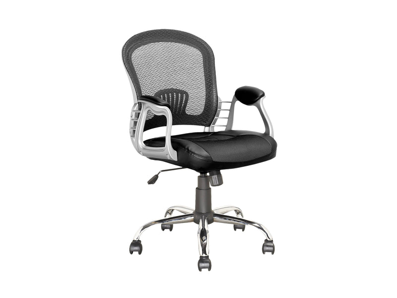 black Mesh Office Chair Quinn Collection product image by CorLiving