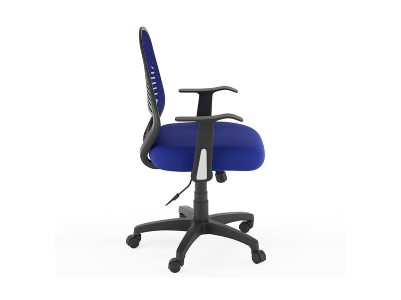 blue Mesh Office Chair Avery Collection product image by CorLiving